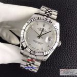 Clone Rolex Oyster Datejust Diamond Dial Jubilee Watch 40mm